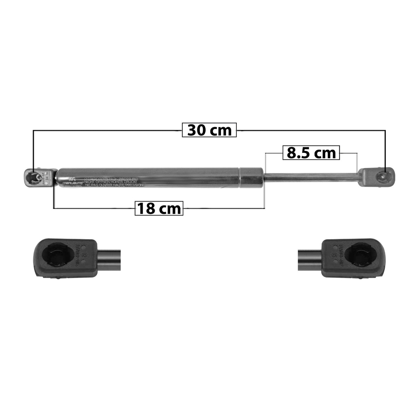 AMORTIGUADOR CAJUELA AUDI A4 /DERECHO/IZQUIERDO