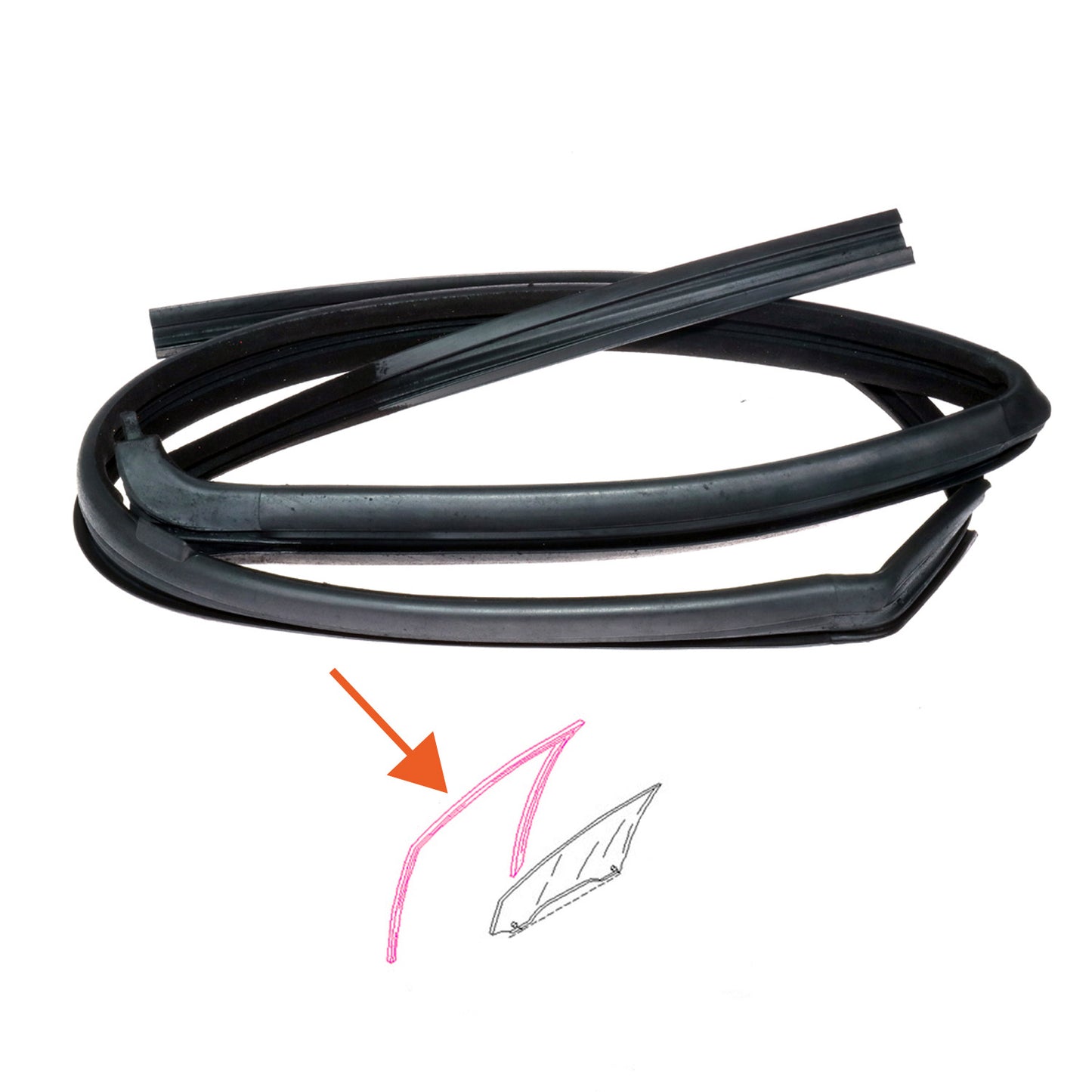 MOLDURA BOTAGUA NISSAN D21 /DELANTERA/IZQUIERDO